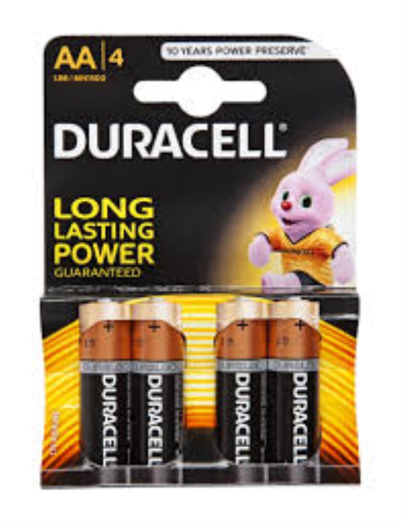 DURACELL Duracell Plus batterie stilo (AA) blister da 4 pezzi